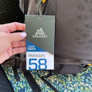 Gregory Paragon 58 pack- hiking backpack
